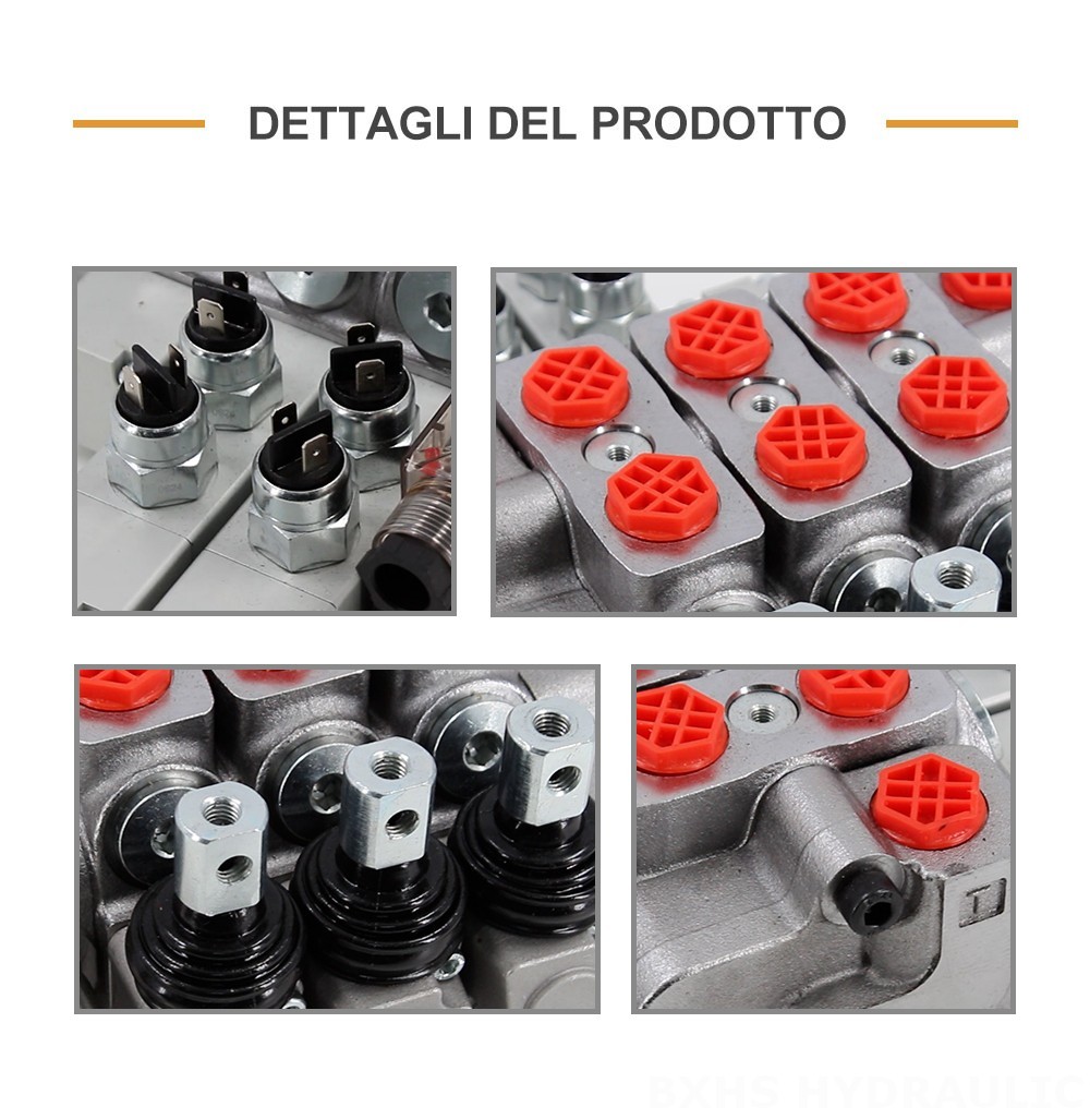 Microinterruttore SD6 Manuale 3 Spool Valvola direzionale sezionale